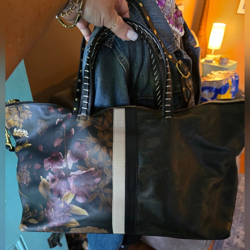 Kempton & Co Holdall Peony And Dark Camo Bag